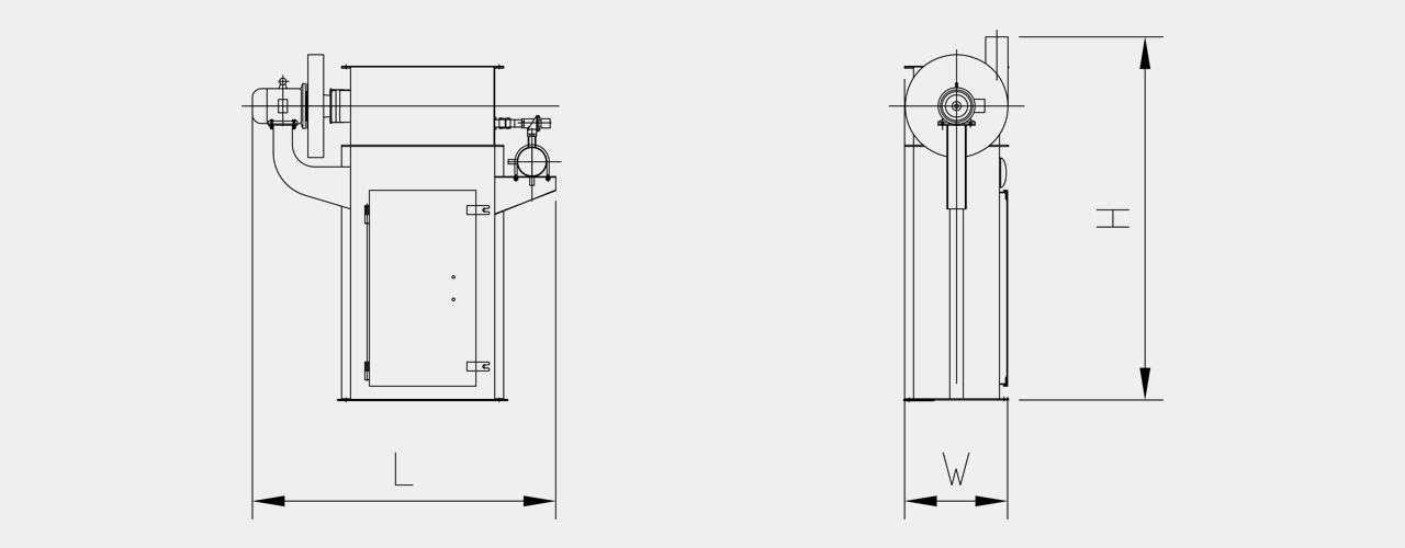 bin top dust collector drawing